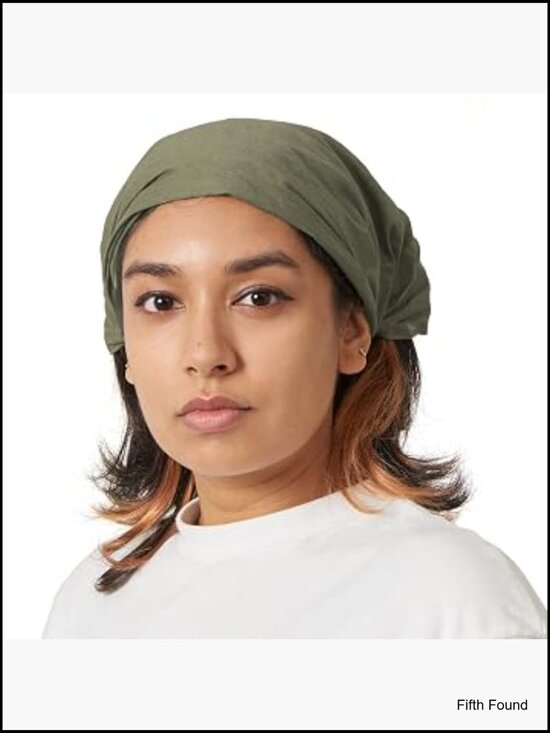Cotton Bandana Headband - Yoga Elastic Head Cover Boho Hair Scarf main image 6